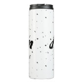 アリソンミニマル名モダンブラックガールカップ タンブラー (裏面)