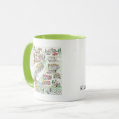 アリソン失ったバラ彼女のチキンケイン、PAコーヒーマグ マグカップ (正面左)