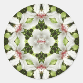 アリソン～イースターハイビスカス白宗教～ ラウンドシール