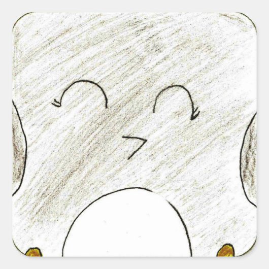 アリソン：スクエアステッカー スクエアシール (正面)