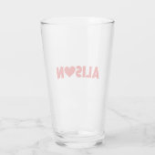 アリソン・ラブ タンブラーグラス (裏面)