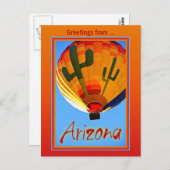 アリゾナからのはがき ポストカード (正面/裏面)