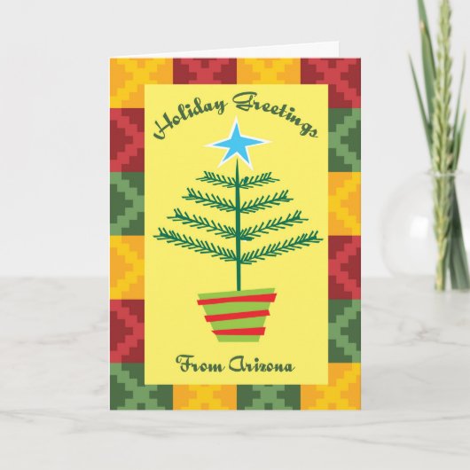 アリゾナからのホリデーグリーティング シーズンカード (正面)