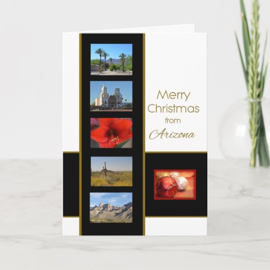 アリゾナからのメリークリスマス シーズンカード (正面)