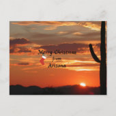 アリゾナからのメリークリスマス シーズンポストカード (正面)