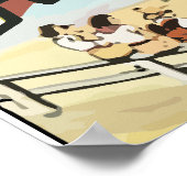 アリゾナからの挨拶ヴィンテージ ポスター (角)