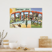 アリゾナからの挨拶ヴィンテージ ポスター (キッチン)