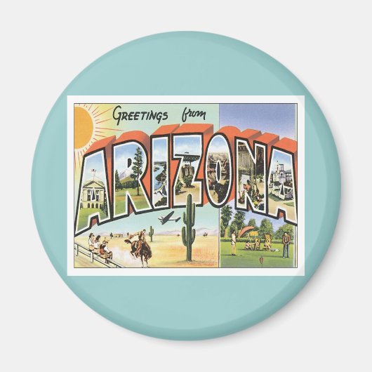 アリゾナからの挨拶 マグネット (正面)