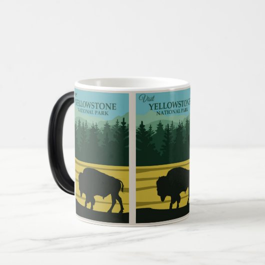 アリゾナからイエローストーン:国立公園の冒険 モーフィングマグカップ (正面左)