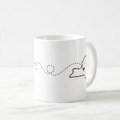 アリゾナからニューヨークへ-ハート2ハートコーヒーマグ コーヒーマグカップ (正面右)