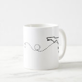 アリゾナからフロリダ-ハート2ハートコーヒーマグ コーヒーマグカップ (正面右)