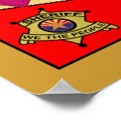 アリゾナがオバマを歓迎 ポスター (角)