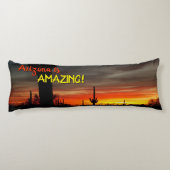 「アリゾナって凄い！」 サンセットソノランデザートサボテン ボディピロー (裏面)