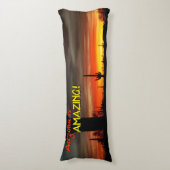 「アリゾナって凄い！」 サンセットソノランデザートサボテン ボディピロー (正面縦)