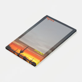 「アリゾナって凄い！」 サンセットソノランデザートサボテン ポストイット