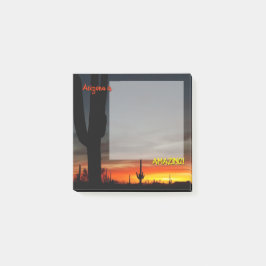 「アリゾナって凄い！」 サンセットソノランデザートサボテン ポストイット