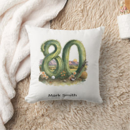 アリゾナでのゴルフ80歳の誕生日 クッション