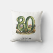 アリゾナでのゴルフ80歳の誕生日 クッション (正面)