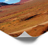 アリゾナとユタのモニュメントバレー ポスター (角)