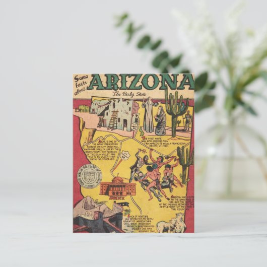 アリゾナについての事実 ポストカード (スタンド正面)