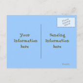 アリゾナのはがきに移動 案内ポストカード (裏面)