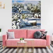 アリゾナのアンチャールズ・スノイ・デイ キャンバスプリント (インサイチュ (リビング))