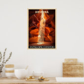 アリゾナのアンテロープ渓谷国立公園V02 ポスター (キッチン)