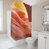 アリゾナのアンテロープ渓谷 シャワーカーテン (インサイチュ)