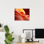 アリゾナのアンテロープ渓谷 ポスター (ホームオフィス)