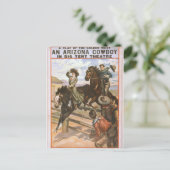 アリゾナのカウボーイのレトロの劇場 ポストカード (スタンド正面)
