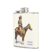 アリゾナのカウボーイのRemingtonのファインアート フラスク (左)