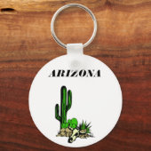 アリゾナのキャクサンドスカルキーチェーン キーホルダー (正面)