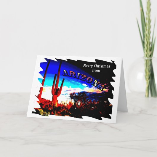 アリゾナのクリスマスカード シーズンカード (正面)