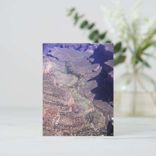 アリゾナのグランドキャニオンの空中表示 ポストカード (スタンド正面)