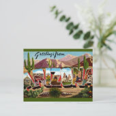 アリゾナのグリーティングポストカード ポストカード (スタンド正面)