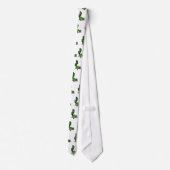 アリゾナのサボテンおよびスカルのタイ ネクタイ (裏面)