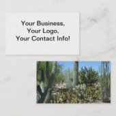 アリゾナのサボテンの庭 名刺 (正面/裏面)