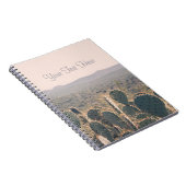 アリゾナのサボテン|の螺線形ノート ノートブック (右側)