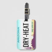 アリゾナのナンバープレート ラゲッジタグ (正面縦)