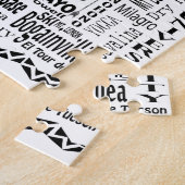 アリゾナのバズ語 ジグソーパズル (側面)