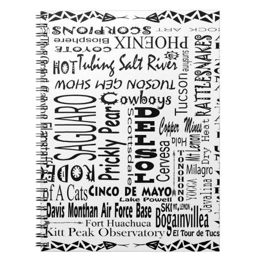 アリゾナのバズ語 ノートブック (正面)