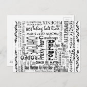 アリゾナのバズ語 ポストカード (正面/裏面)