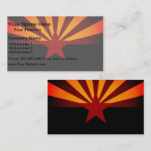 アリゾナのモノクロ旗 名刺 (正面/裏面)