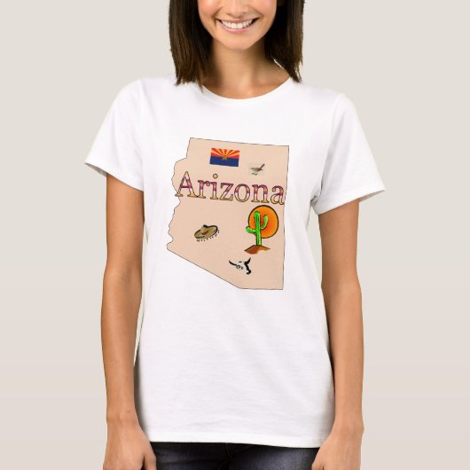 アリゾナのワイシャツ Tシャツ (正面)