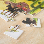 アリゾナのヴィンテージの広告 ジグソーパズル (側面)