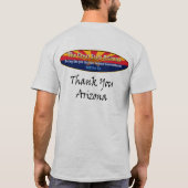 アリゾナの中央政府governmantしない何をすること tシャツ (裏面)