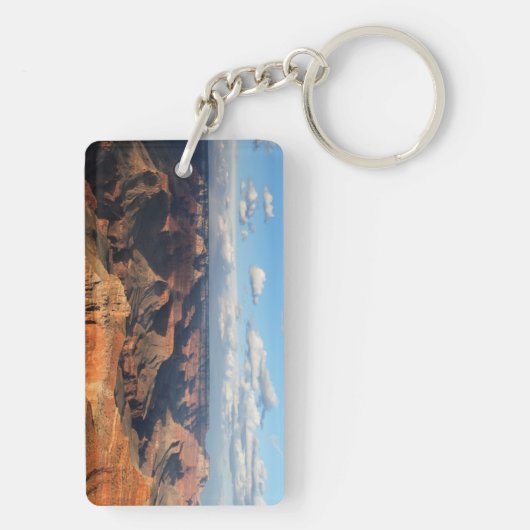 アリゾナの南縁から見られるグランドキャニオン キーホルダー (裏面)