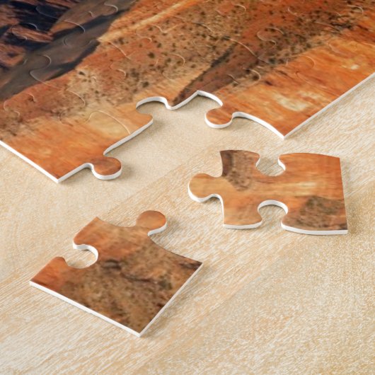 アリゾナの南縁から見られるグランドキャニオン ジグソーパズル (側面)