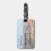 アリゾナの南縁から見られるグランドキャニオン ラゲッジタグ (裏面縦)