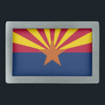 アリゾナの国家の旗が付いているベルトの留め金 長方形ベルトバックル<br><div class="desc">アリゾナの旗が付いているエレガントなベルトの留め金。 米国。 このプロダクトカスタマイズ可能。</div>